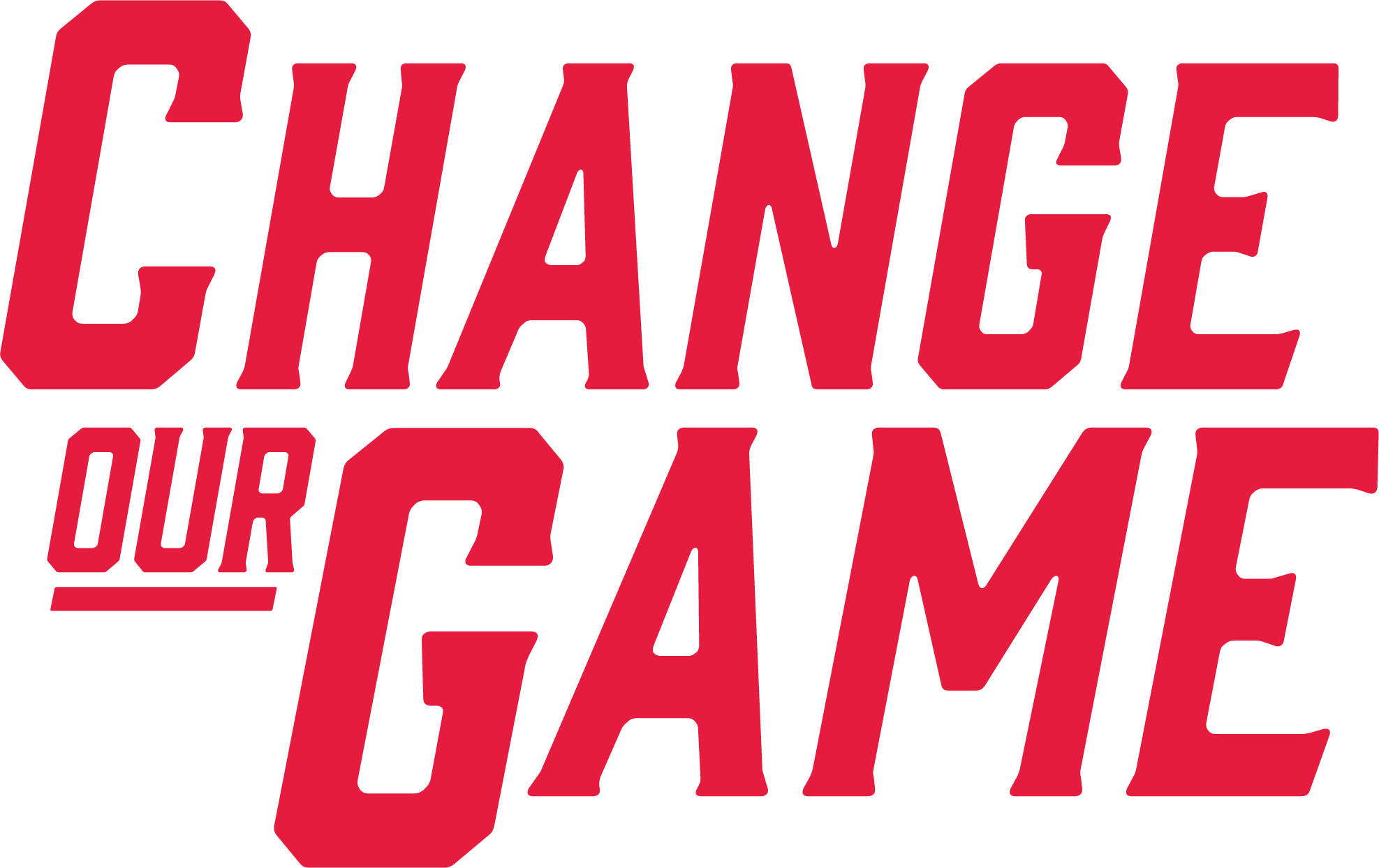 Change our Game logo